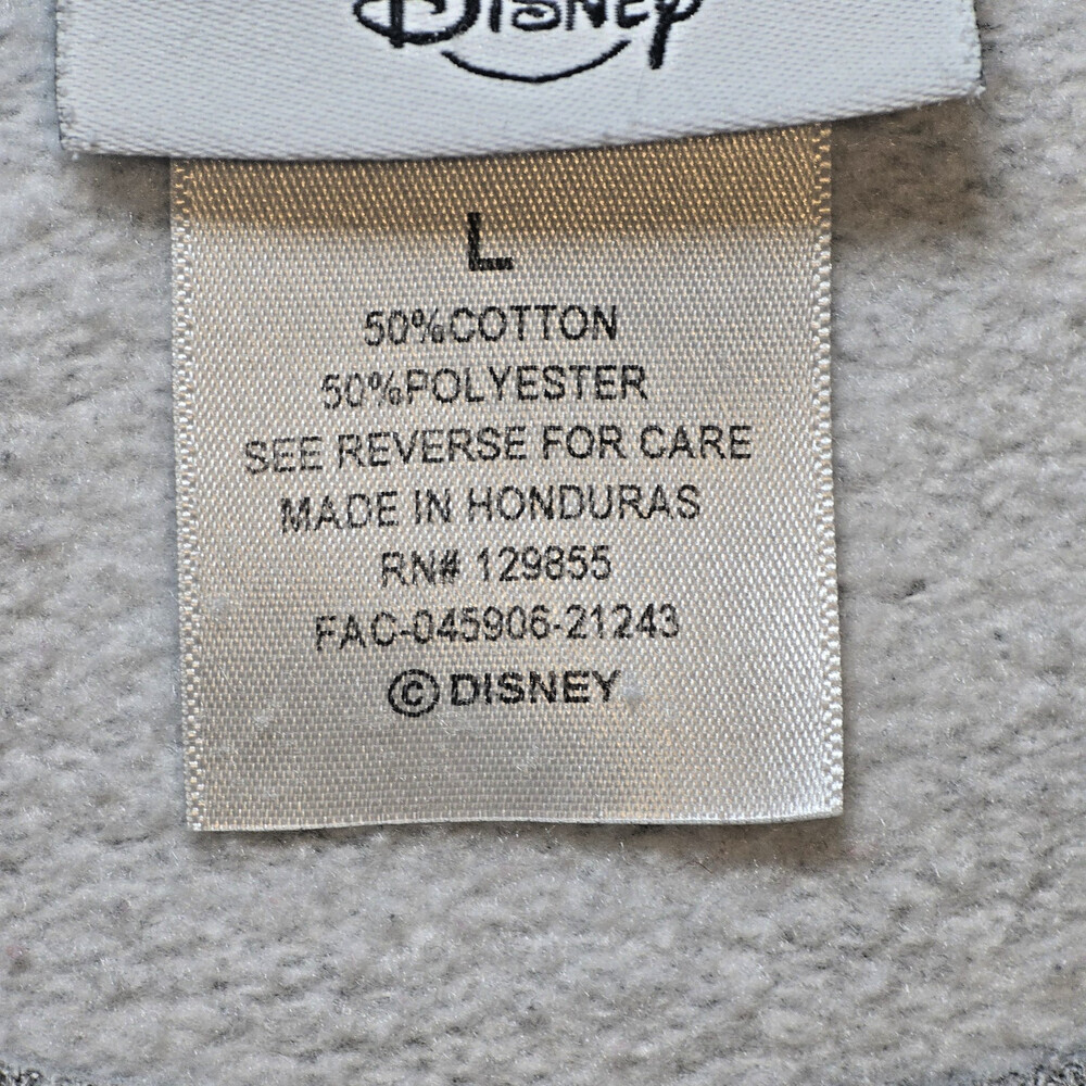 Walt Disney World 1971 Mickey Mouse Gray Sweatshirt Unisex Retro Style Size L - Picture 5 of 7